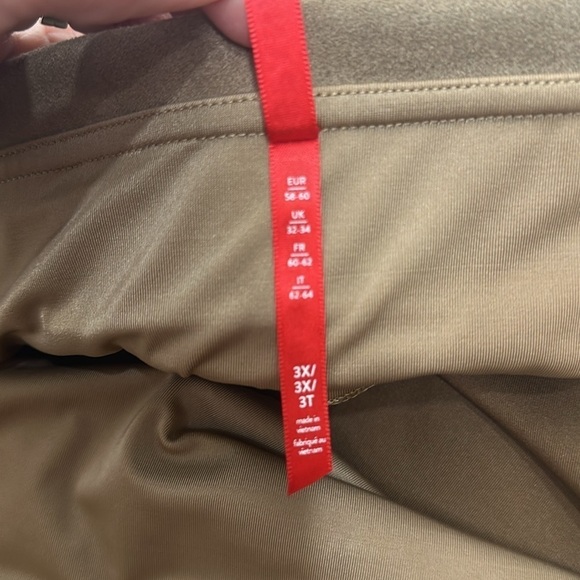 SPANX faux suede camel pants size 3X - Picture 8 of 11